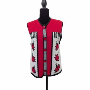 Vintage Ladybug Vest
